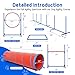 Dog Agility Equipment, Dog Agility Course Backyard Set Obstacle Course Backyard Includes Adjustable High Hurdle,6 Weave Poles,Extended Tunnel,Jump Ring,Square Pause Box,2 Balls,Whistle,2 Carrying Bags