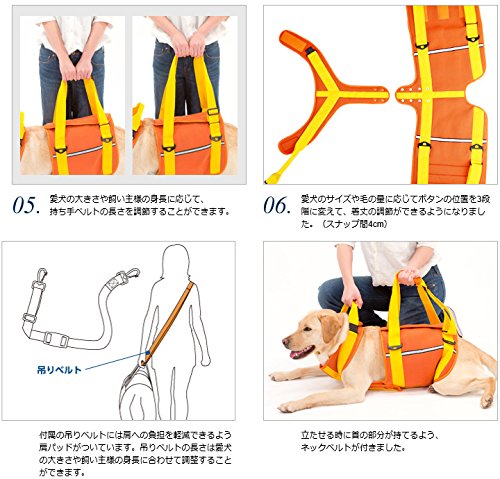 Amazon | 犬 歩行補助ハーネス 介護 ハーネス 胴輪 LaLaWalk ララ
