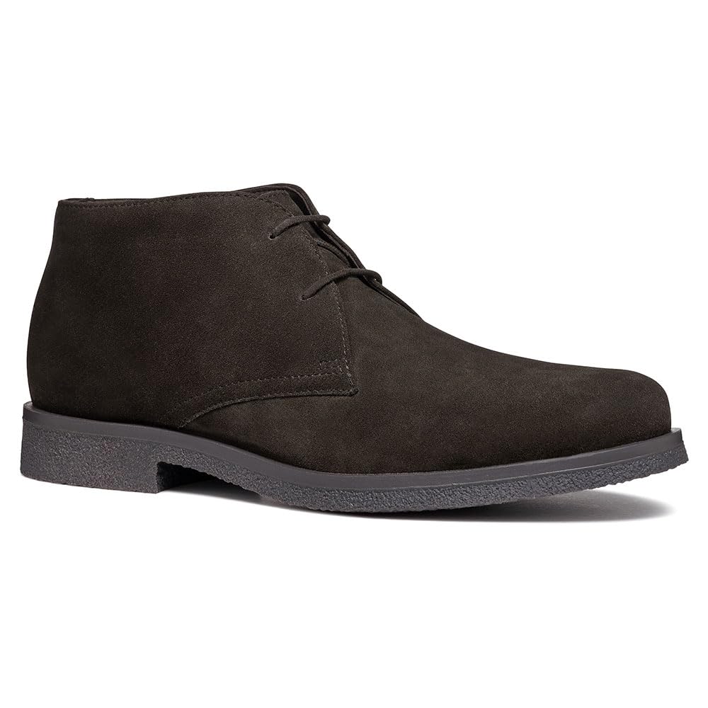 Geox Uomo Claudio A Men's Derby Lace-Up Shoes, Mud, 10.5 UK