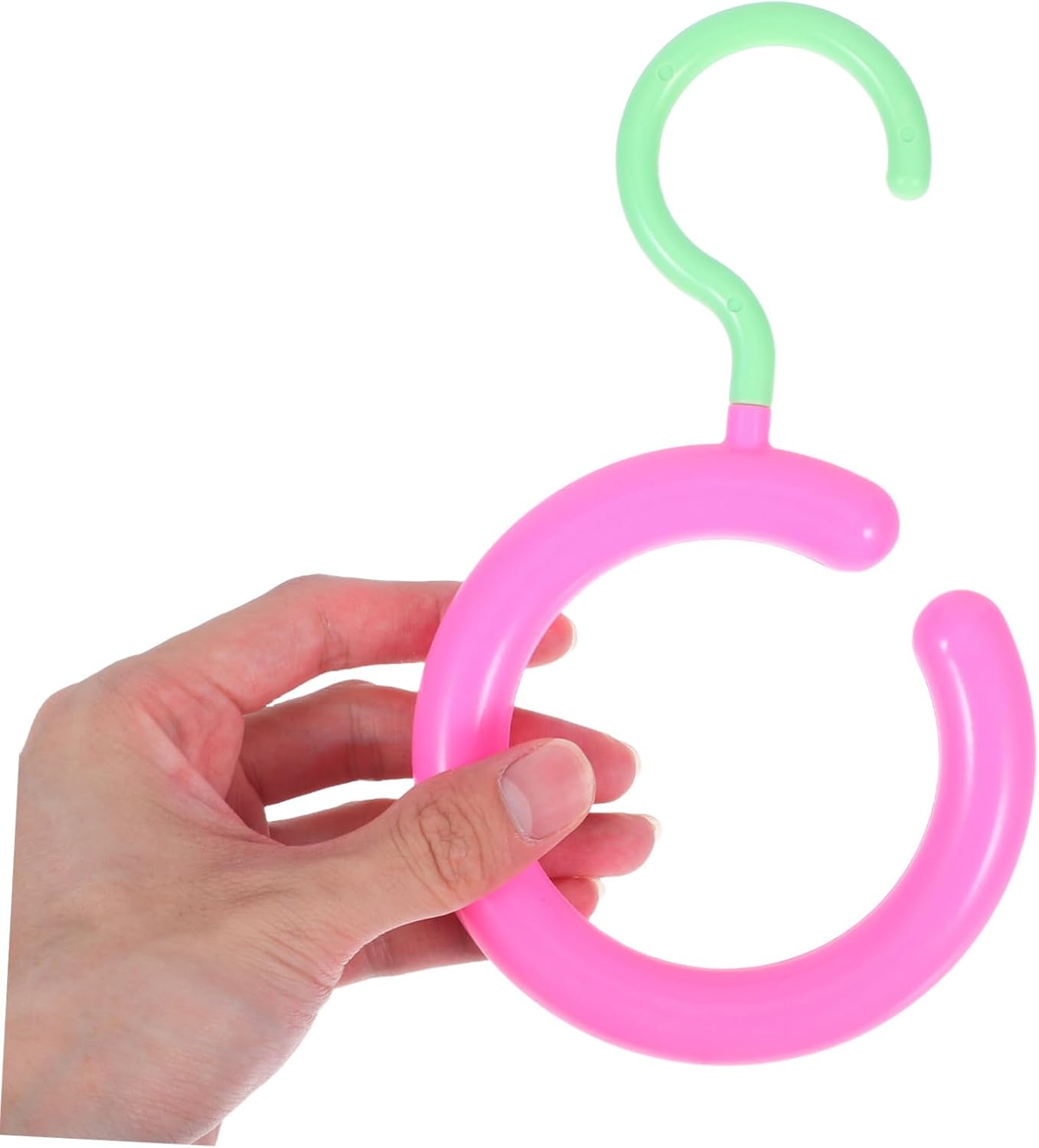 10pcs Round Scarf Hanger Organizer for Closet, Non Slip Space Saver