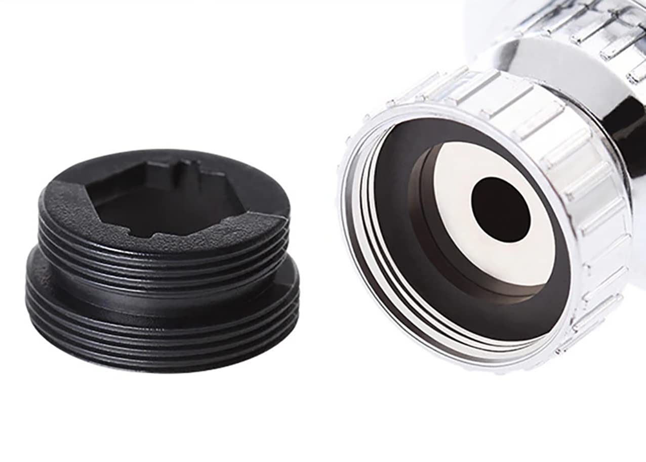 GLUN® 360 Rotation Crome Finish Kitchen Sink Faucet Extender Spouts Shower Tap 3 Level Adjusting Water Faucet for Saving water 6 515Fj7F63VL. SL1276