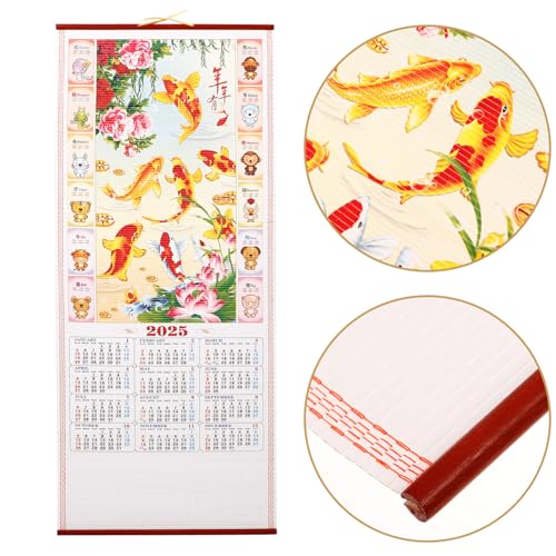 Chinese-Wall-Scroll-Calendar-2025-Wall-Calendar-Year-of-The-Snake-Calendar-Fengshui-Calendar-for-Lunar-New-Year-A