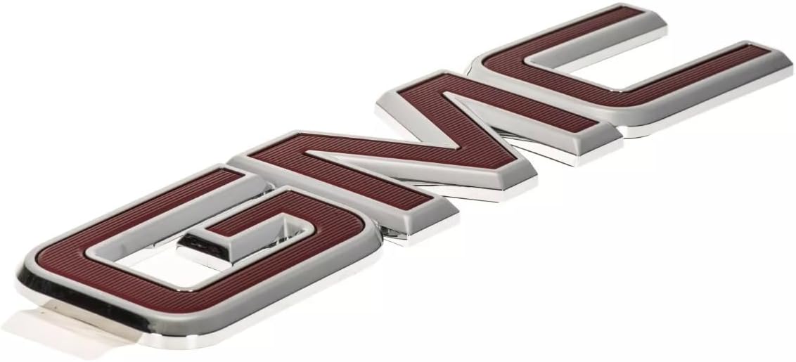 OEM NEW Rear Tailgate GMC Emblem Nameplate Red 14-18 Canyon Sierra 23122158