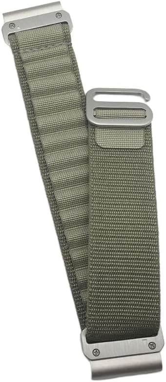 20mm Nylon Quick-Fit Watch Band for Garmin fenix 7S/6S/5S, epix Pro Gen 2 42mm, fenix 8 43mm, Descent Mk3/Mk3i 43mm, Approach S70, D2 Delta S – Soft, Breathable Replacement Strap for Men & Women