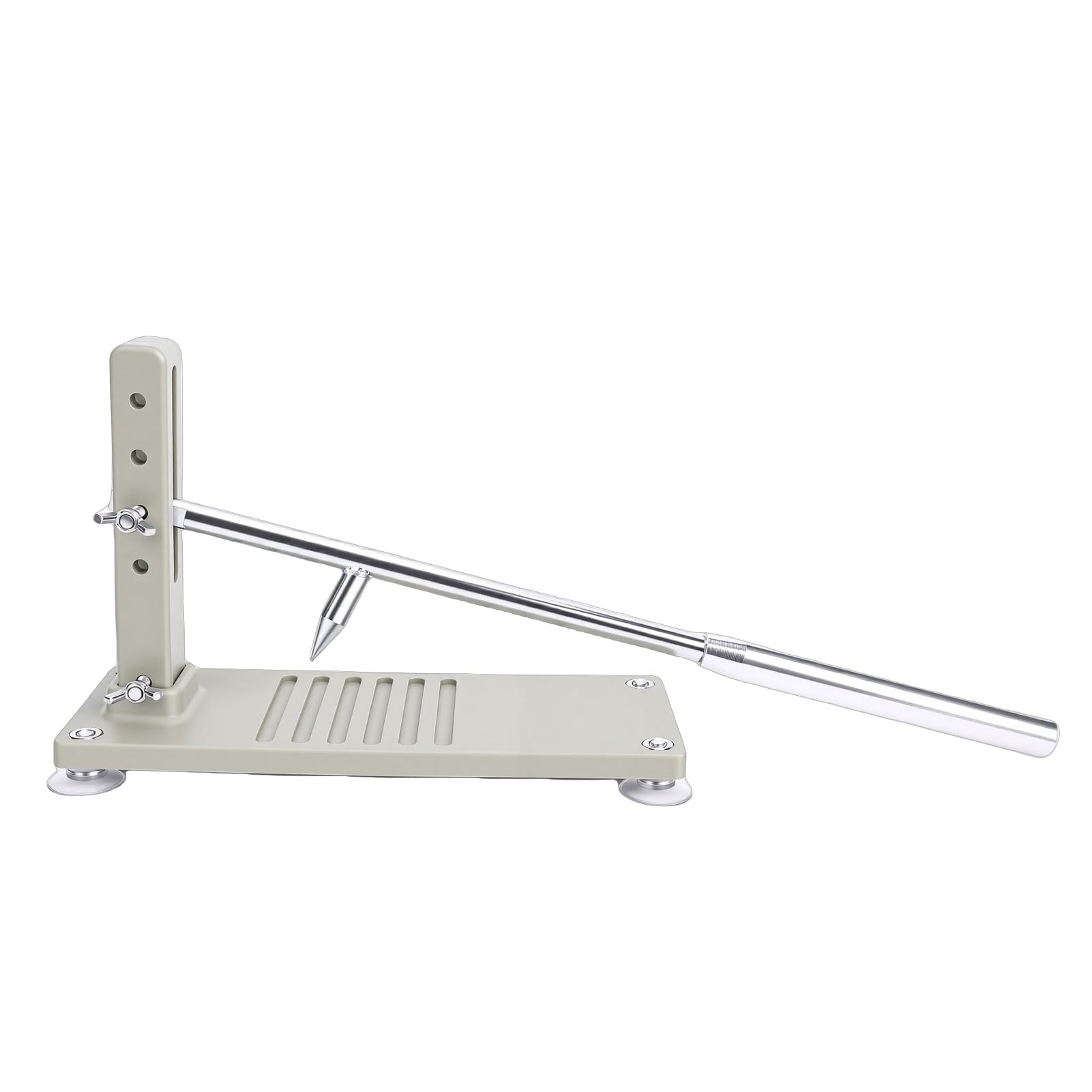Fafeicy 4 Shucker de Ostras Ajustable con Base de ABS, Varilla de Acero Inoxidable y de Aluminio para Uso en el Hogar, Cocina, Restaurante
