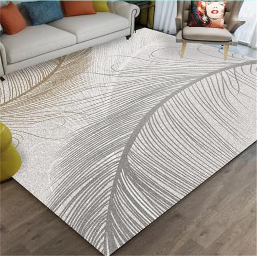 Tapis chambre ado garçon gris lavable en machine 200x250cm