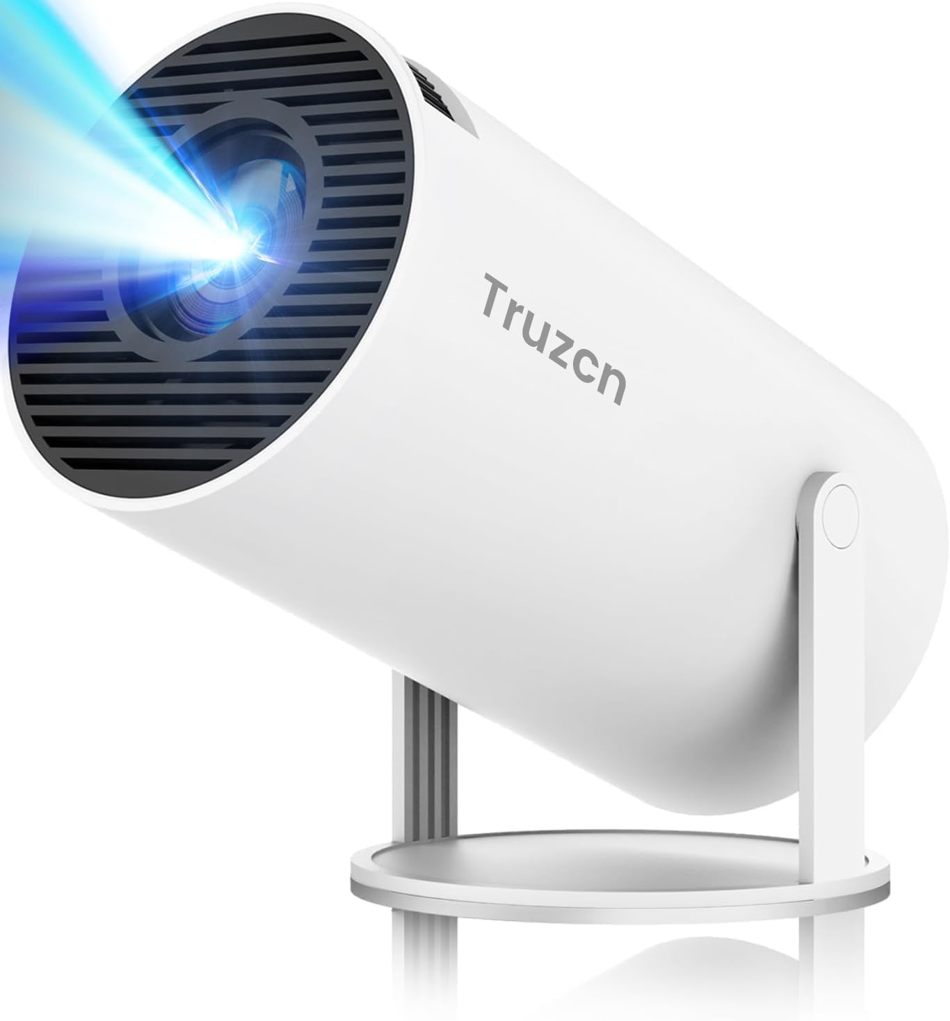 Mini Projector with WiFi 6 and Bluetooth 5.2, Built-in App Smart Portable Projector Support 4K&1080P FHD, 180° Rotatable, AutoKeystone, Android 11, Compatible with HDM/USB/TV Stick/Phone/Laptop