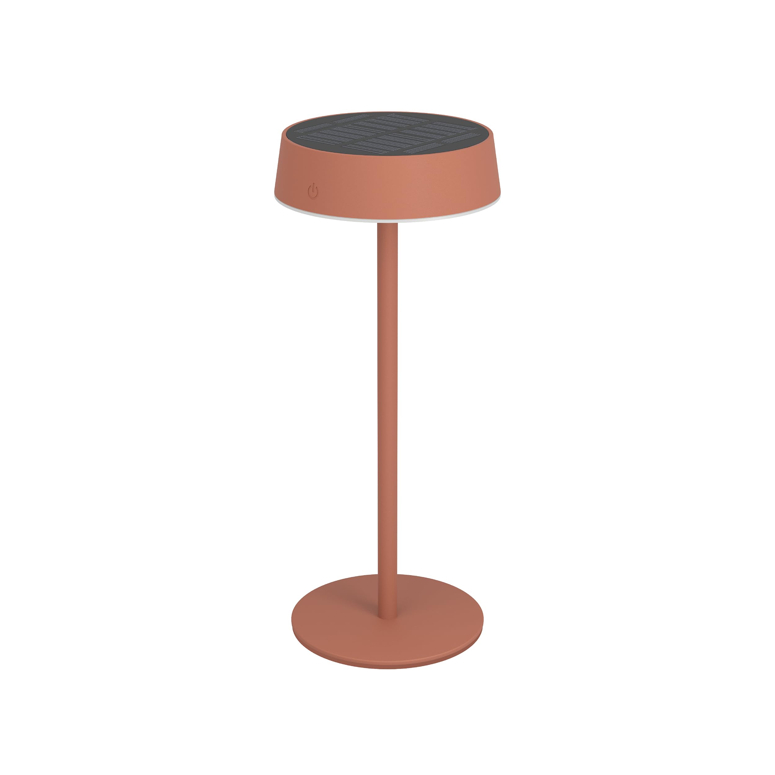 Eglo Cordless LED Table lamp Simeri, Wireless Solar Light, Touch dimmable, Rechargeable Outdoor Lighting for Balcony and Garden, red Metal, Warm - Neutral - Cool White, IP54 โ image 1