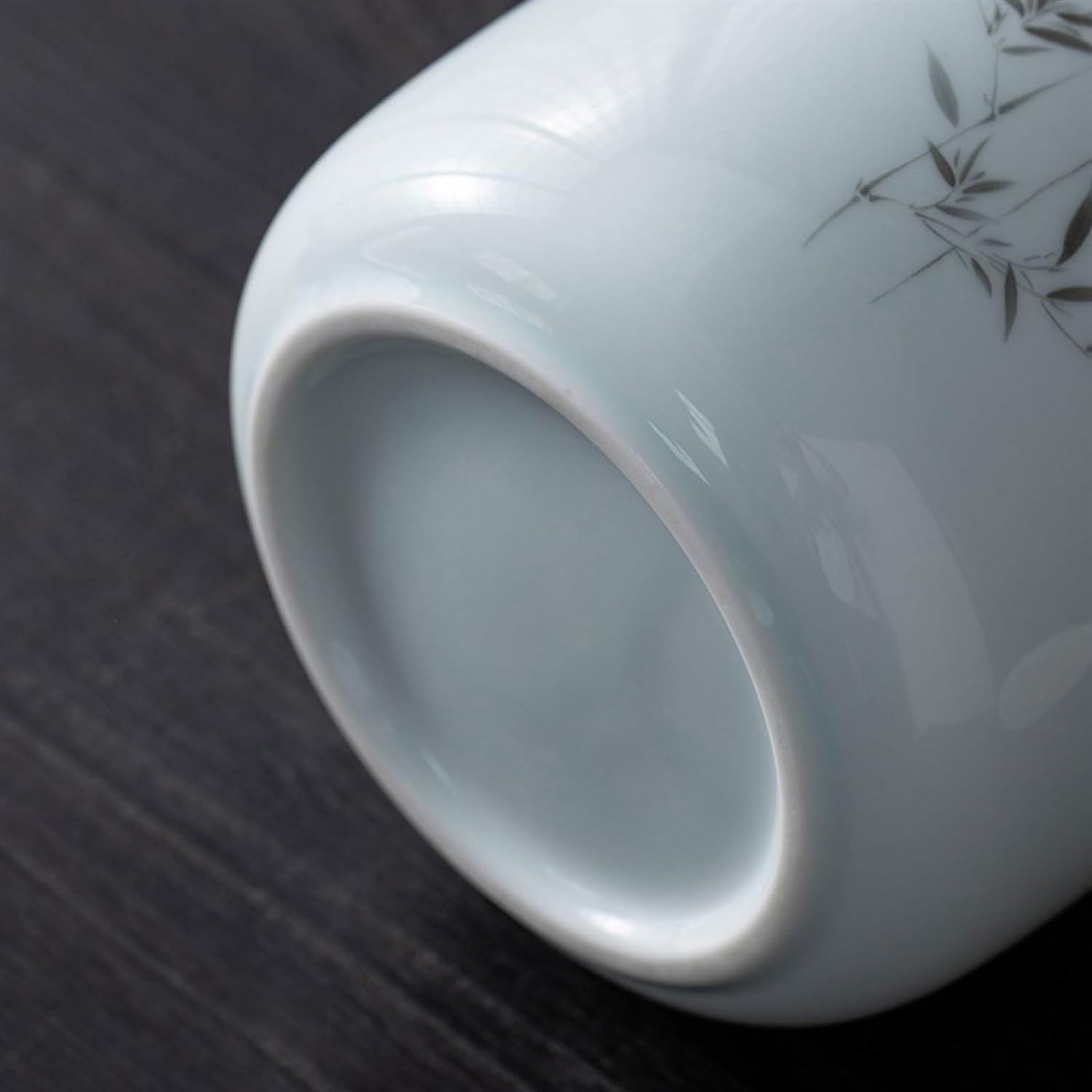 Kaffeedosen Keramik-Teedose, großes Kanister-Mund-Design, Lebensmittelaufbewahrungsdose für Tee/Kaffee/Kräuter/Zucker/Gewürze/Nüsse, Teeservice-Zubehör Salzdosen