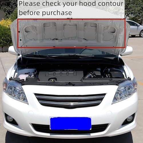 Isolant phonique capot Toyota Corolla pour des trajets calmes