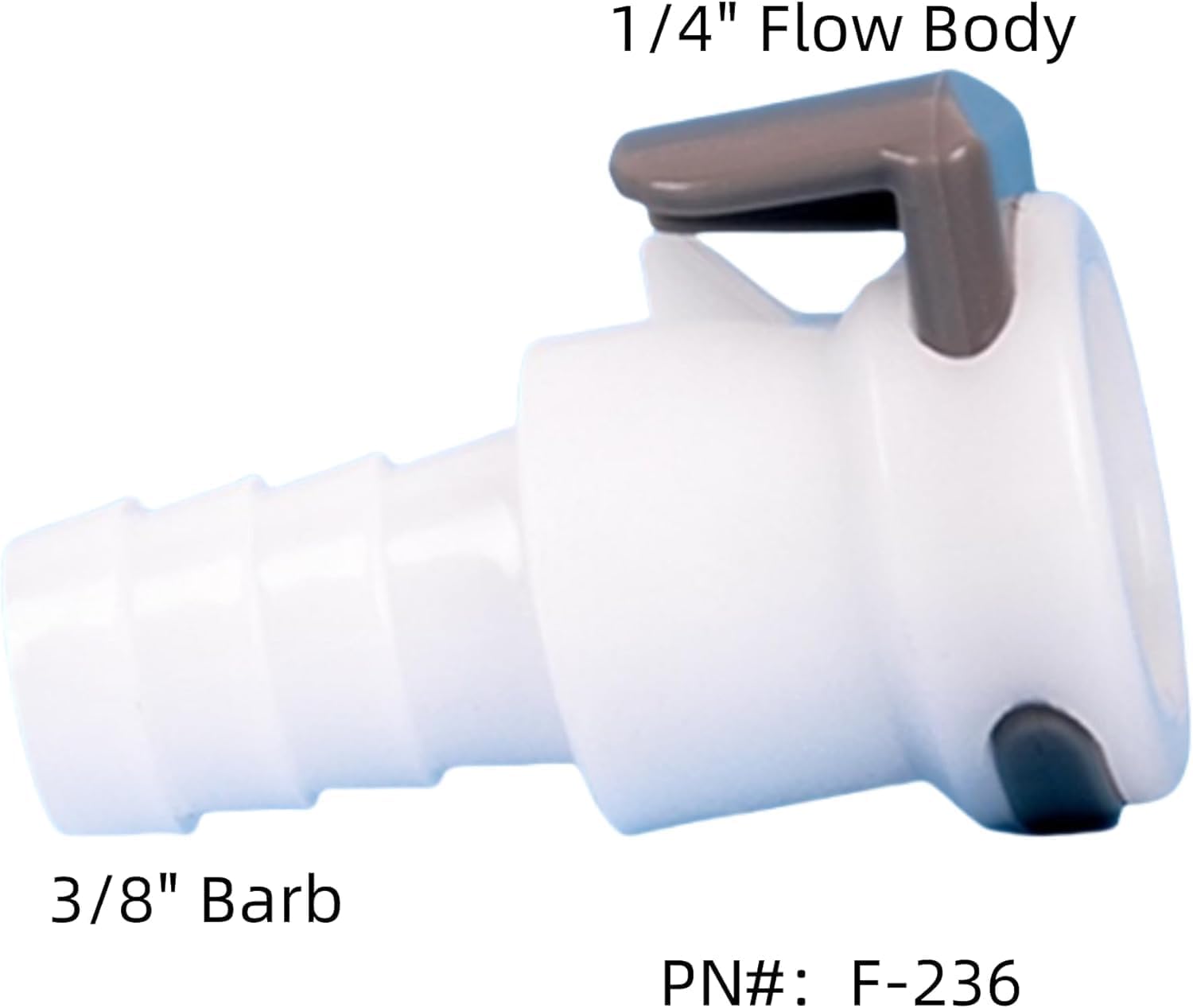 Fits Air Hose Quick-Connect Female Connector Replacement Part for Sleep Number Bed F-236 (for Beds with 3/8