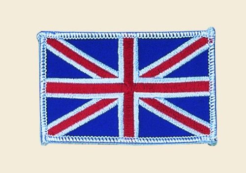 Union Jack Logo Embroidered Iron on or Sew on Patch