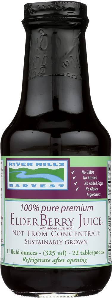River Hills Harvest, Elderberry Juice, 11 Ounce