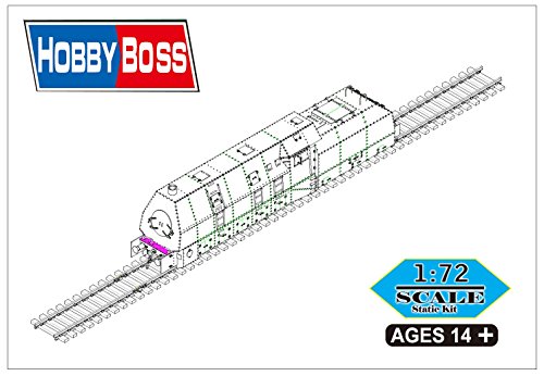 Hobbyboss 210.621,9 cm German Panzerlok BR57 Blindata Locomotiva modellino, Scala 1: 72