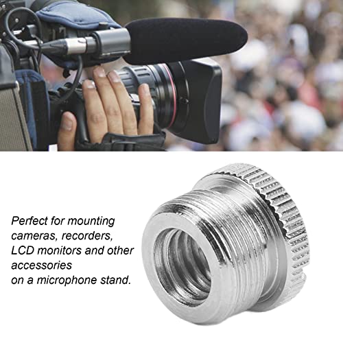 Adaptador de suporte de microfone, adaptador de parafuso fêmea de 3/8 polegada para adaptador de ros