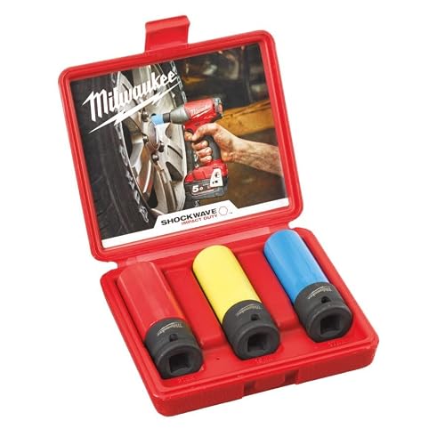 Unbekannt Milwaukee Shockwave Automotive Impact Socket Set, 3 Piece #TOP2