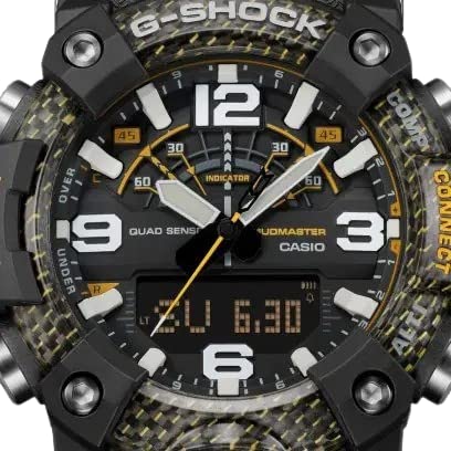 Miniatura 7 de Casio G-Shock GGB100Y-1 MUDMASTER BLE - Sensor cuádruple de carbono, amarillonegro, AmarilloNegro