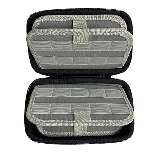 ZHIZHOUNEY Shock Absorbent Game Card Case Memory Card Hard Shell Holder Multiple Compartment Storage Bag For Gaming Gear
