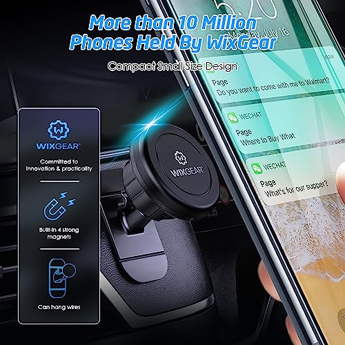 Wixgear MAGNETIC PHONE MOUNT 112 Magnetic Car Mount, Universal Stick thumb #3
