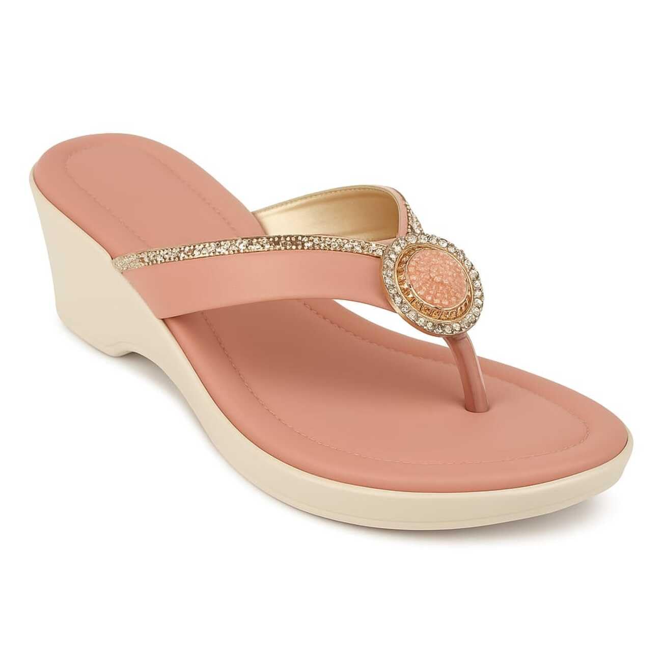 Women's Embellished Thong Flip Flop Sandals-picture-30