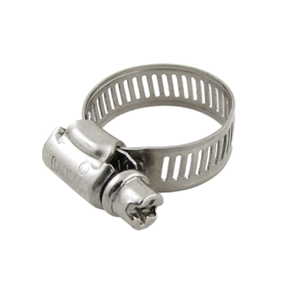 IIVVERR 5 Pcs Adjustable Band Worm Gear 16-25mm Hose Clamps(5 piezas de tornillo ajustable tornillo sin fin abrazaderas de manguera 16-25 mm