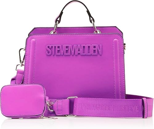 Steve Madden Bevelyn Convertible Tote Bag, Hyper Violet