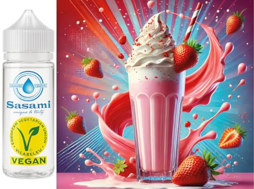 Milkshake fraise arôme concentré liquide pour une vape gourmande