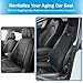 Back Support for Car - 20.9 Inch Extended Car Back Support Relieves Full Back Discomfort on Long Rides, Rebuilds Support for Older Vehicles, Fits Mid-to-Large Sedans, SUVs & Trucks