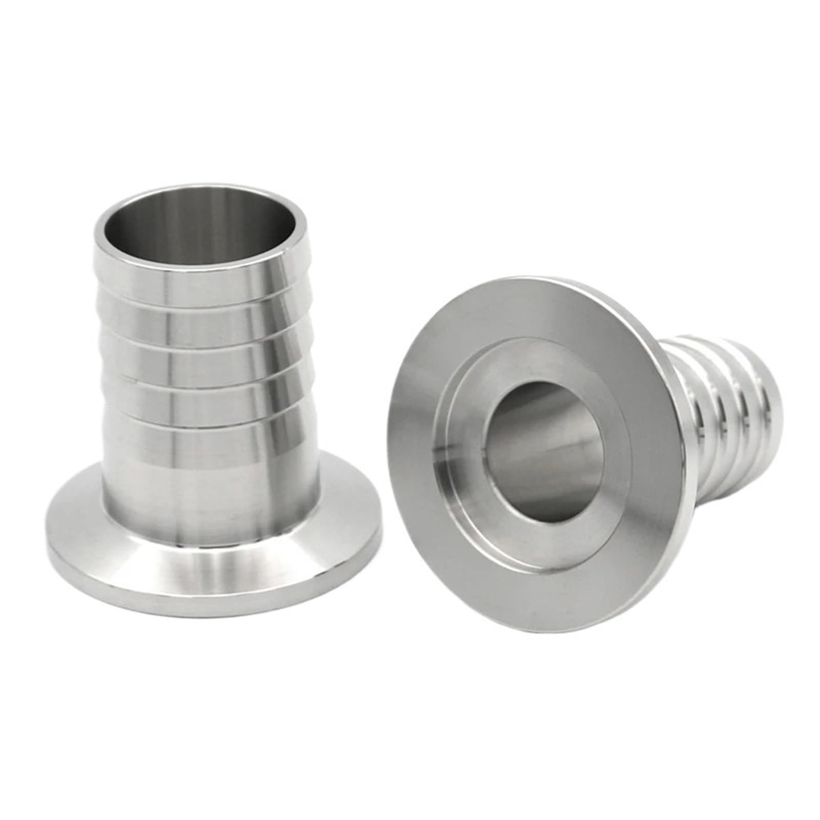 1 Uds KF10 KF16 KF25 KF40 KF50 brida de vacío manguera Junta de lengüeta 304 accesorio de tubería sanitaria de acero inoxidable OD 6 8 13 16 20 25 32 40 50mm(KF40-20mm)