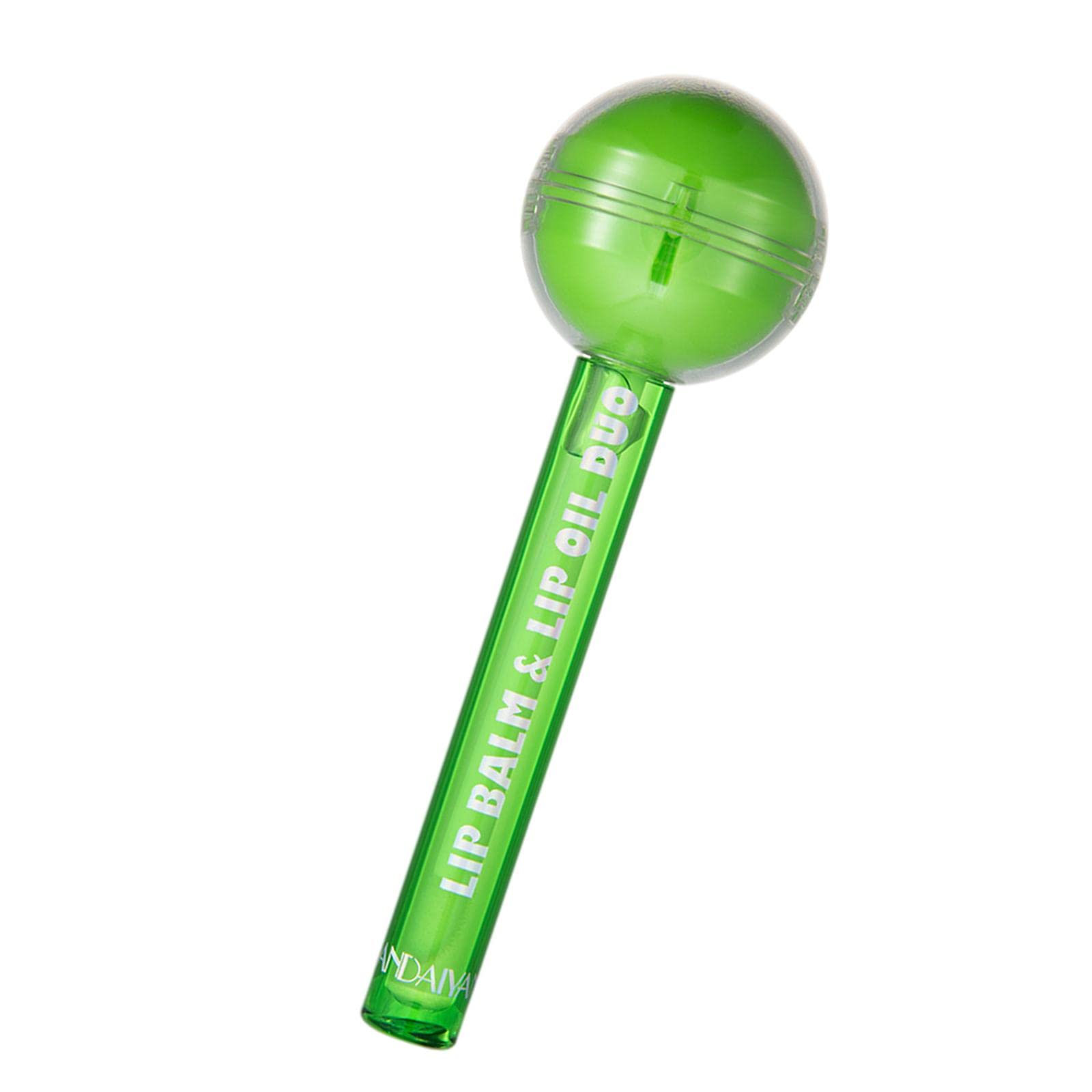 2 in 1 Lollipop Lip Balm Lip Gloss Tint for Dry Lips Lip Care Gifts Green|1 Piece 2 in 1 Lip Balm| Lipstick| Lips | Makeup |Health & Beauty-image-19