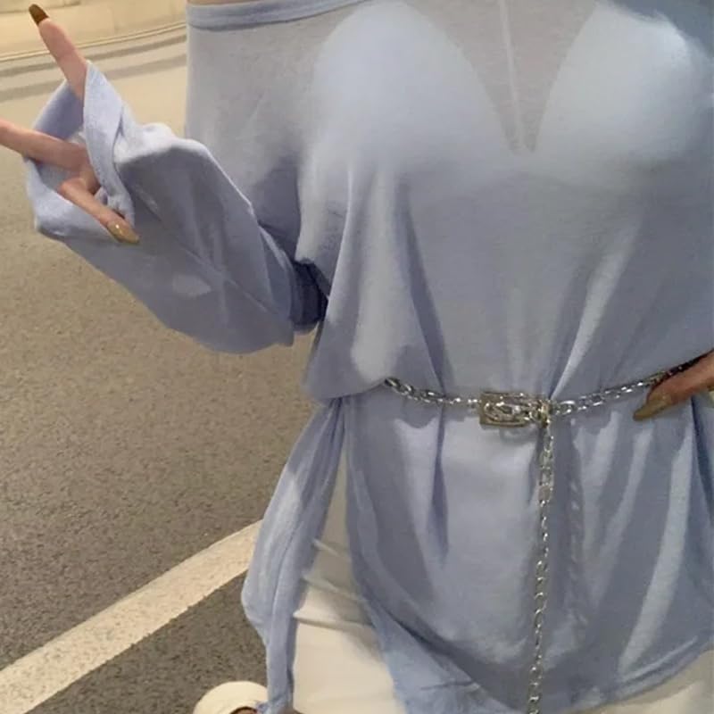 Gold Silver Chain Belts for Women Fashion High Waist Belt for Dress Jeans Adjustable Chain Belt Y2k Waist Chain4