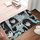 OOAHJEID Felpudo Baño de Cocina Antideslizante Muichiro Tokito Collage