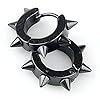 JOVIVI Punk Men Stainless Steel Spike Huggies Hoop Stud Earrings Piercing Jewelry Women,3 Pairs #2