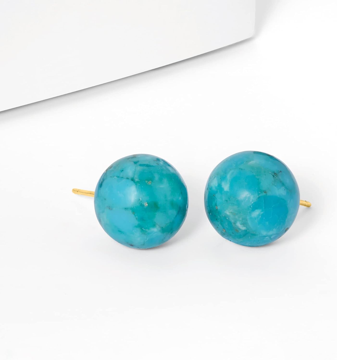 Ross-Simons Gemstone Stud Earrings in 14kt Yellow Gold