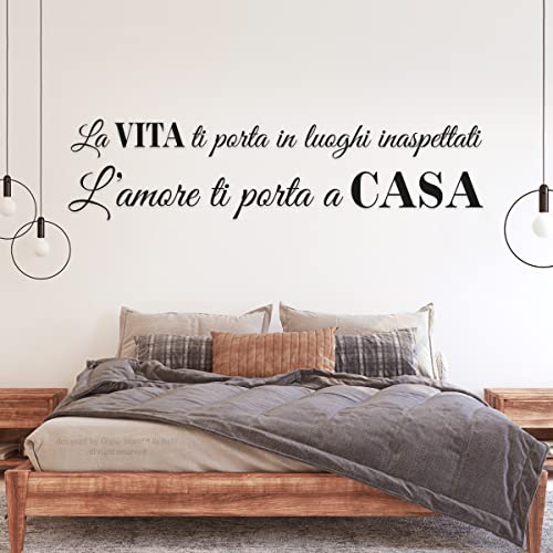 Gigio Store Adesivi Murali Frasi Scritte la VITA