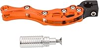 Vista 3 de Aramox Kick Start Pedal Kick Starter Palanca de arranque, palanca de arranque Kickstart, aleación de aluminio de alta resistencia, accesorio Naranja