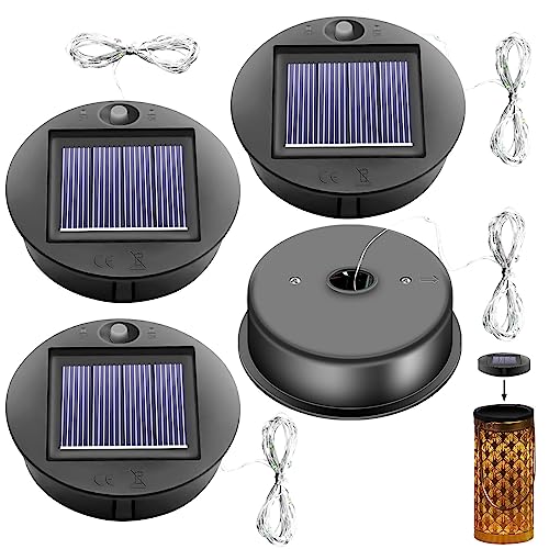 Ersatz-Solarpanel Für Gartenleuchten – Passt Auf Viele Solarlaternen, 8.9 Cm Durchmesser, 2 Modi, Wasserdicht, Einfach Zu Wechseln