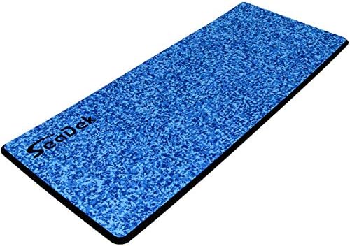 Castaway Customs | SeaDek 13mm Foam | Embossed Anti- Fatigue Helm Station Pad | Non Slip Boat Standing Mat | 3M Adhesive Backing (Camel/Beach Sand, Large)