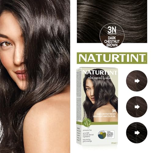 Naturtint Permanent Hair Color 3N Dark Chestnut Brown, 5.75 ounce - 3 Pack - Thumbnail 2