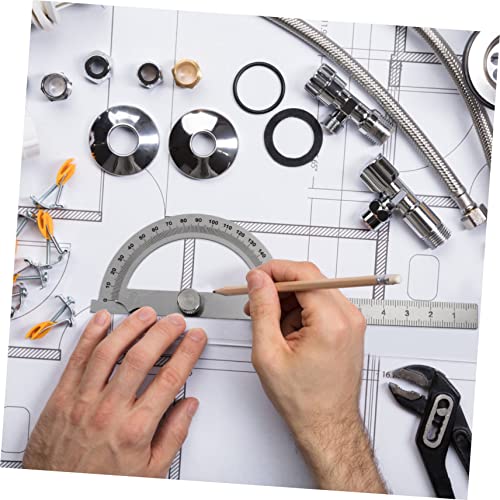 Transportador ajustable de acero inoxidable para medición de ángulos miniatura 2