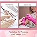 JODSONE Nagelfräser, Nagelfeile für Gelnägel 20000 U/min – 6 in 1 Elektrische Nagelfeile für Gelnägel, Leise & USB-Aufladbar, Maniküre Set mit Verstellbarer Geschwindigkeit