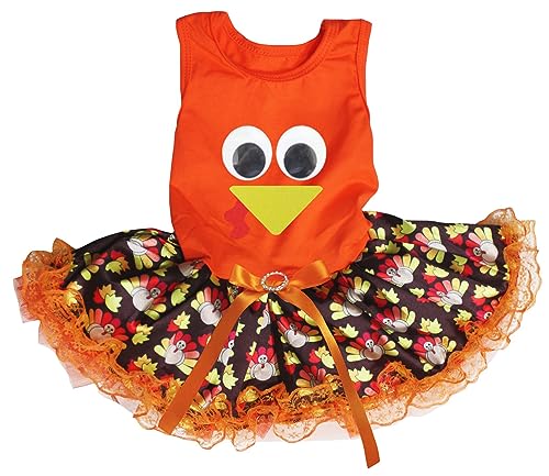 Robe pour chiot dinde orange S résout le problème du froid - 2