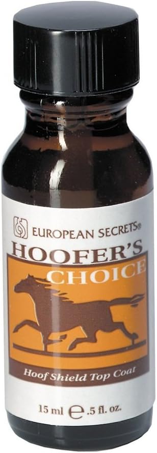European Secrets Hoofer's Choice Hoof Shield Top Coat 6 Piece Tray, 0.5 Fluid Ounce