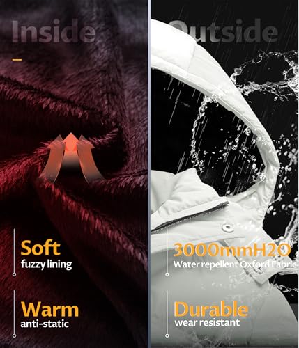 Image of Men's Puffer Jacket Waterproof Winter Parka jacket Warm Thicken Ski Coat