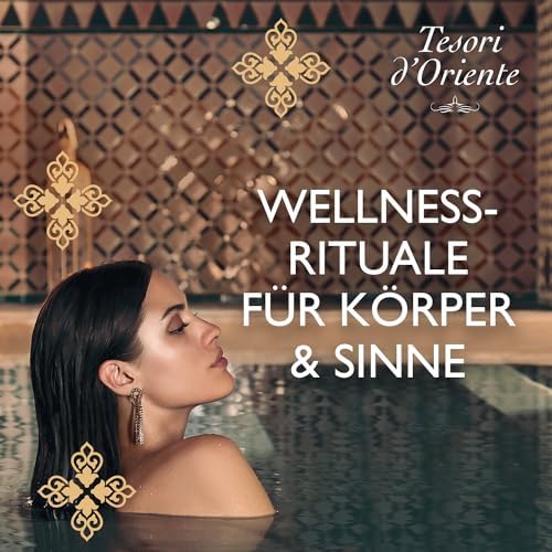 Tesori d'Oriente Zestaw upominkowy z kremowym prysznicem, zestaw 3 x 75 ml mini żel pod prysznic (Ayurveda, Bizantium & Persian Dream), krem pod prysznic do pielęgnacji ciała, rytuały wellness dla