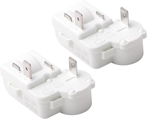 Jingzan Paquete de 2 compresores de refrigerador de 2 pines, relé de arranque PTC, protector de carga para Danby Haier Midea Mini refrigerador