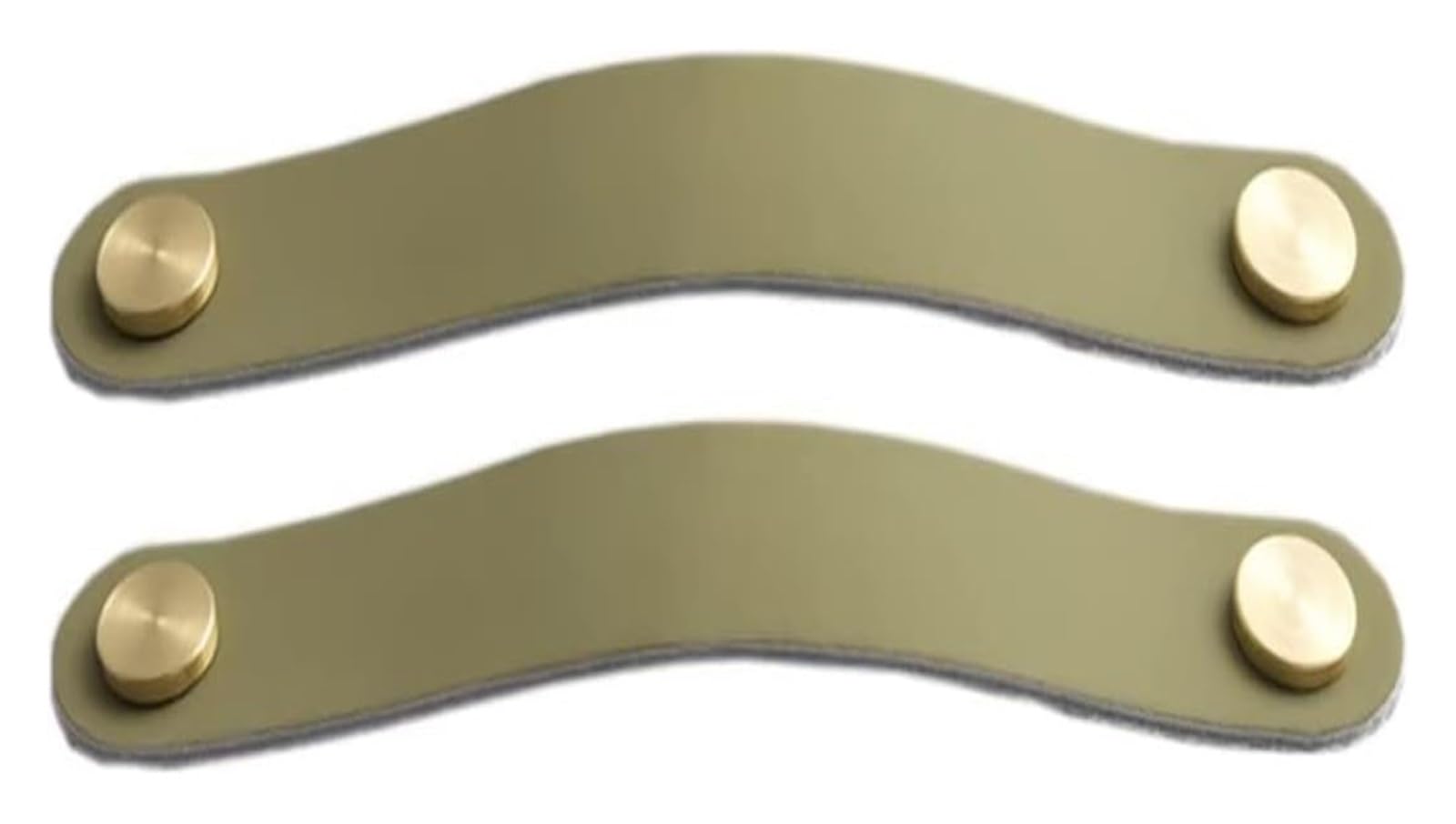 Lqzaxsrdr Green Leather Handles, Leather Furniture Handles 2 Packs Multicolor Multiple Sizes(,Hole Distance 128Mm)