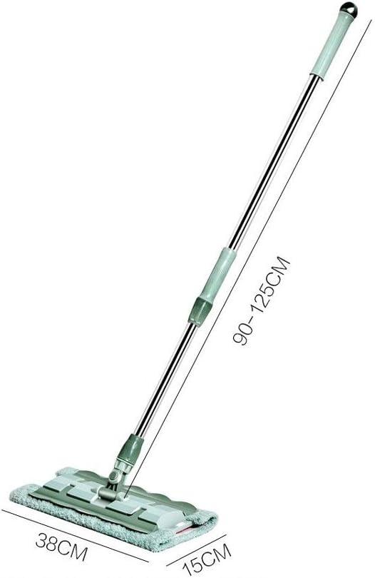HBJWOV Professional Microfiber Mop for Hardwood, Laminate, Tile Floor Cleaning, Stainless Steel Telescopic Handle