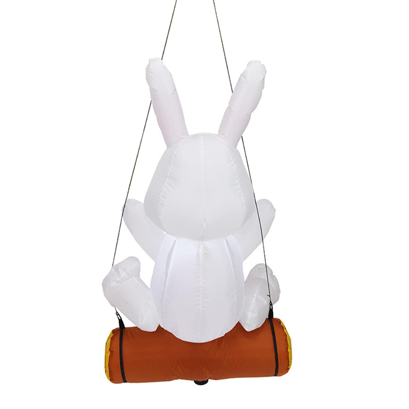 Tizarat Ent Inflatable Easter Bunny Airblown with LED Lights for Yard Outside Lawn