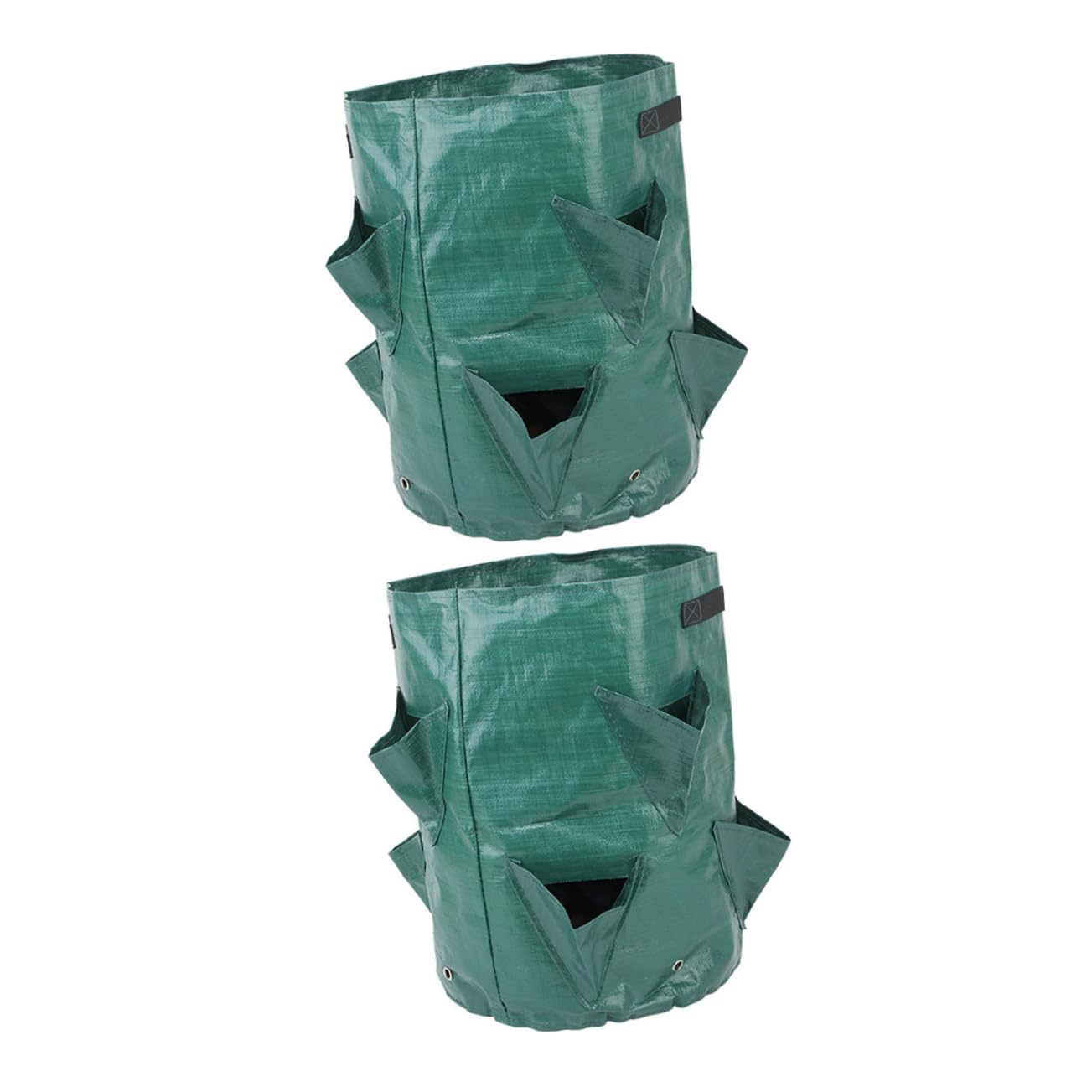 Kisangel 2 Set Coltivazione Sacchetti Non Tessuti Per Piante Design Multi Apertura Per Giardinaggio Esterno 2 Pezzi*2